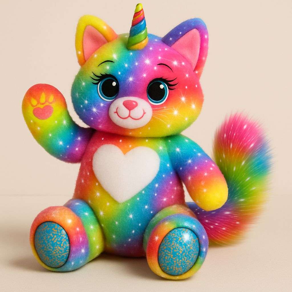Rainbow Unicorn Cat Bear