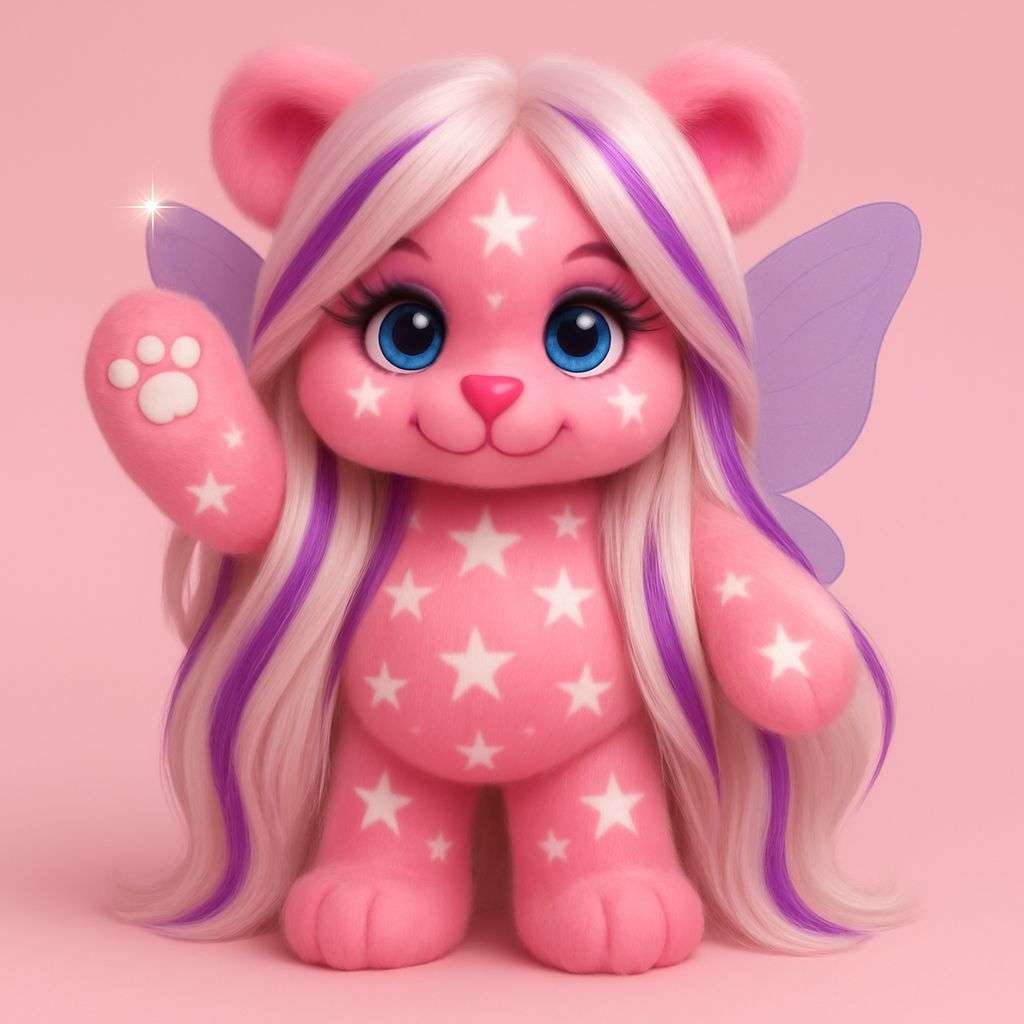 Fairy Bear With Hair