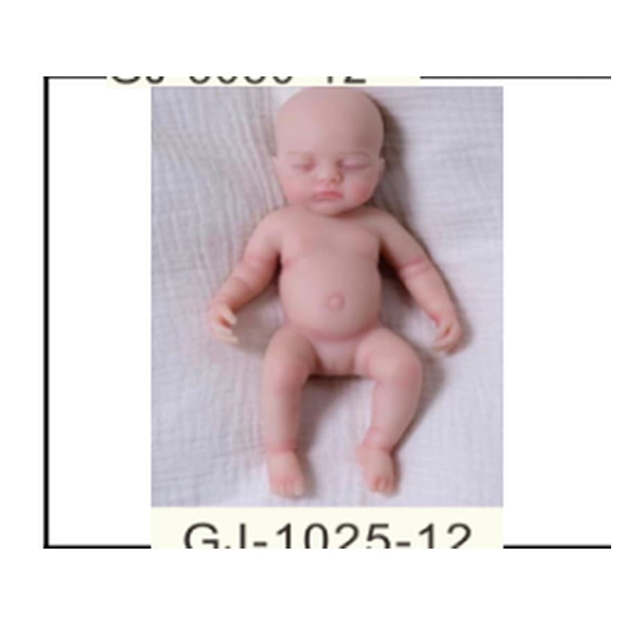 12" Full Silicone Reborn Doll – BW-S12-03(B)