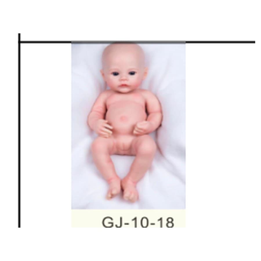 18" Full Silicone Reborn Doll – BW-S18-12 (Mohair)