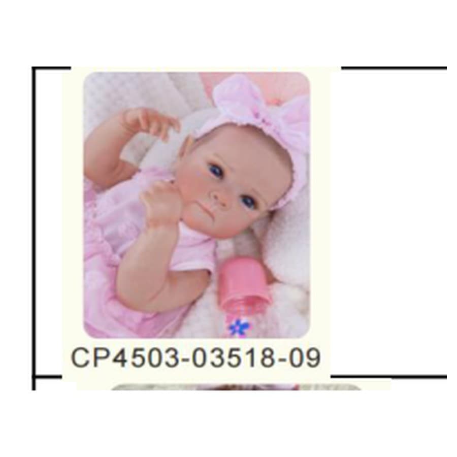 18" Full Vinyl Reborn Doll – BW-V18-07