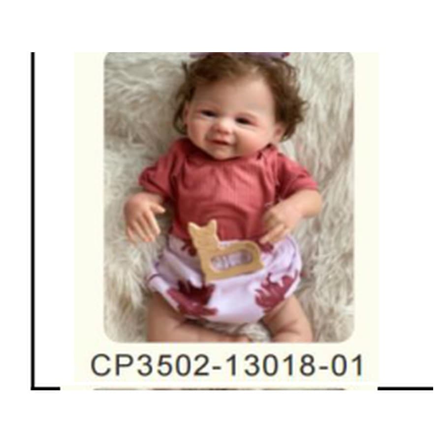 18" Full Vinyl Reborn Doll – BW-V18-08