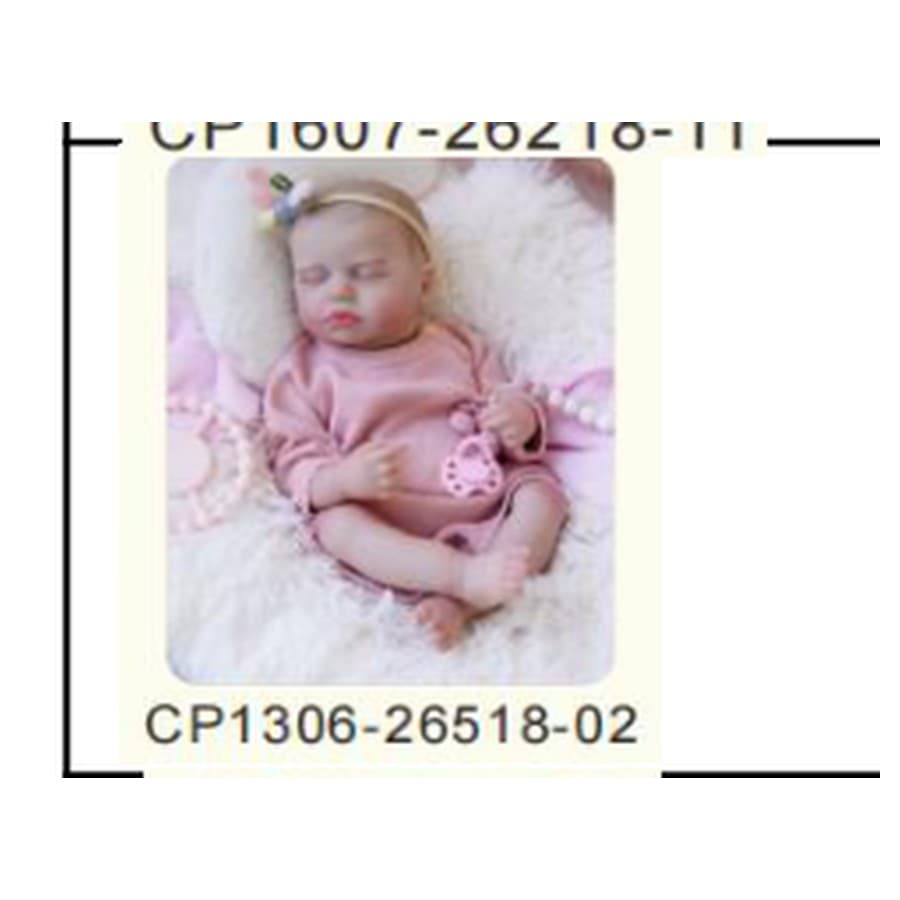 18" Full Vinyl Reborn Doll – BW-V18-10