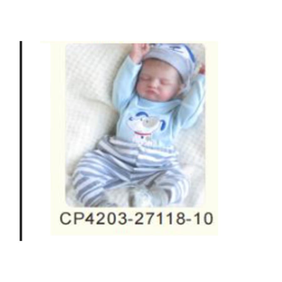 18" Full Vinyl Reborn Doll – BW-V18-15