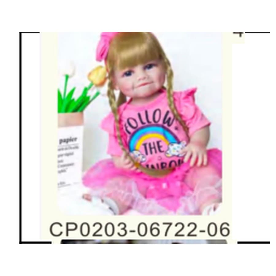 22" Full Vinyl Reborn Doll – BW-V22-05